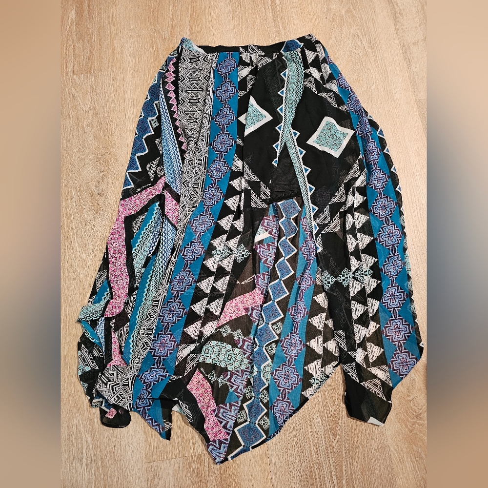 Bohemian Geometric Patterned Scarf